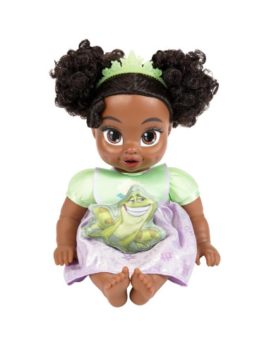 Muñeca Bebé Tiana Deluxe Disney con Transportador y Amigo