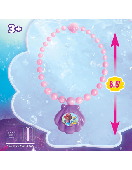 Collar Brillante Ariel Disney Junior con Luces y Sonidos