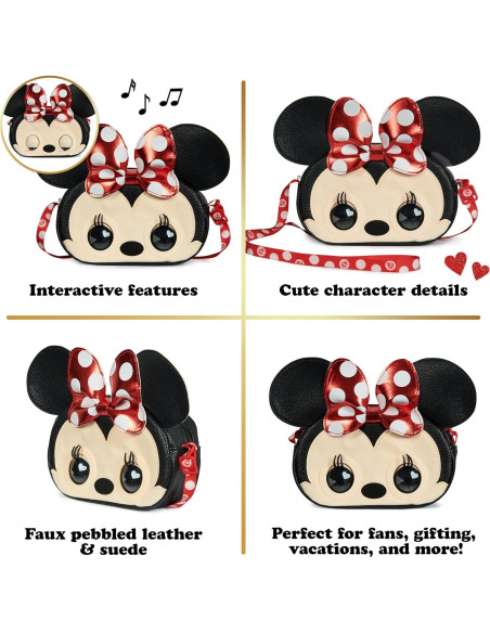 Bolso Interactivo Purse Pets Disney Minnie Mouse 25x17cm