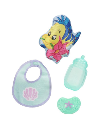 Muñeca Bebé Ariel Princesa Disney Deluxe con Transportador