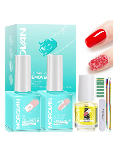 Removedor de Esmalte de Uñas en Gel Morovan - Rápido y Efectivo
