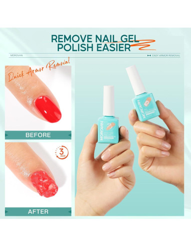 Removedor de Esmalte de Uñas en Gel Morovan - Rápido y Efectivo