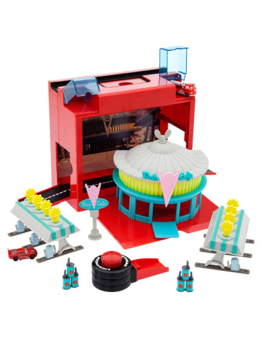 Juego de coches Disney Cars - Estuche con Lightning McQueen y pista