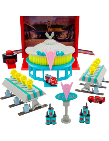 Juego de coches Disney Cars - Estuche con Lightning McQueen y pista