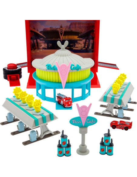 Juego de coches Disney Cars - Estuche con Lightning McQueen y pista