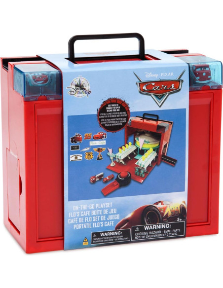 Juego de coches Disney Cars - Estuche con Lightning McQueen y pista