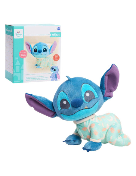 Juguete de Peluche Interactivo Disney Stitch 25.4 cm para Gatear