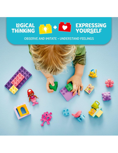 LEGO DUPLO Puesto de Café de Ariel y Flounder 24 Piezas