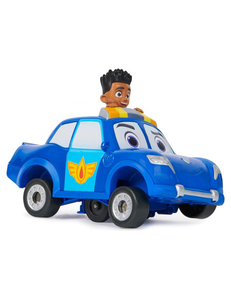 Coche de Juguete Disney Junior Firebuds Piston con Retroceso