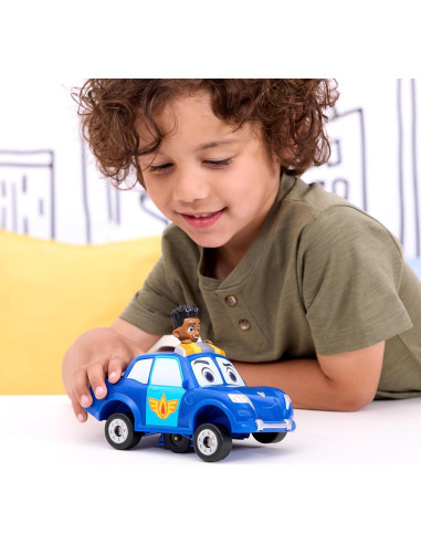 Coche de Juguete Disney Junior Firebuds Piston con Retroceso