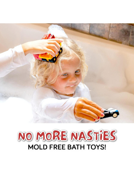 Juguetes de baño SplashEZ para bebés - Set de 3 coches flotantes