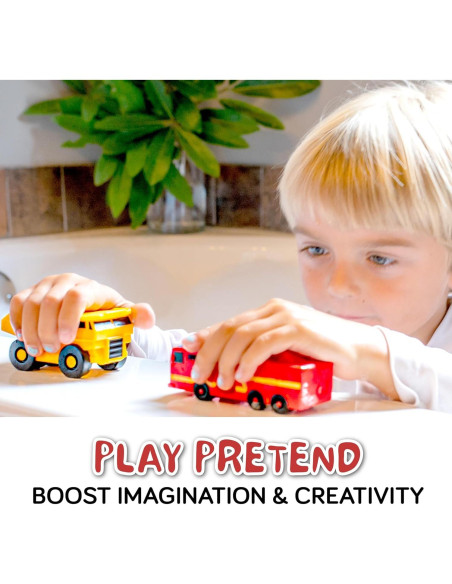 Juguetes de baño SplashEZ para bebés - Set de 3 coches flotantes