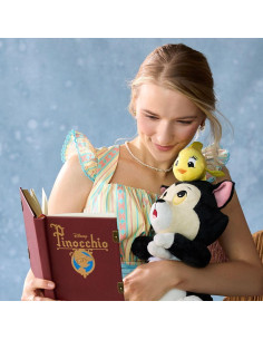 Peluche Figaro y Cleo Disney 85 Aniversario 35.6 cm 2