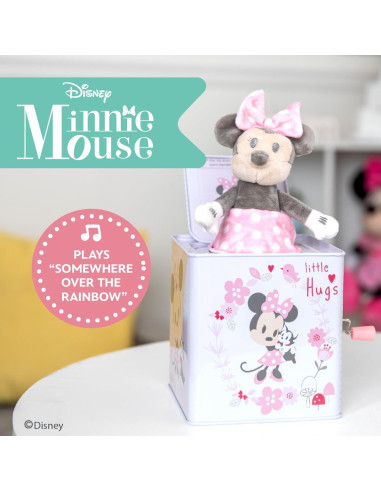 Jack-in-the-Box Disney Baby Minnie Mouse - Juguete Musical Rosa