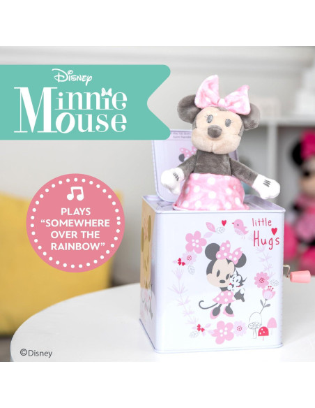 Jack-in-the-Box Disney Baby Minnie Mouse - Juguete Musical Rosa