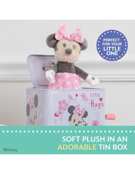 Jack-in-the-Box Disney Baby Minnie Mouse - Juguete Musical Rosa