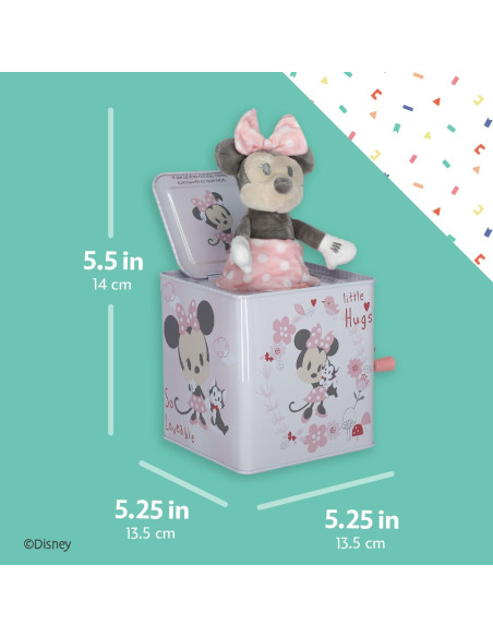 Jack-in-the-Box Disney Baby Minnie Mouse - Juguete Musical Rosa