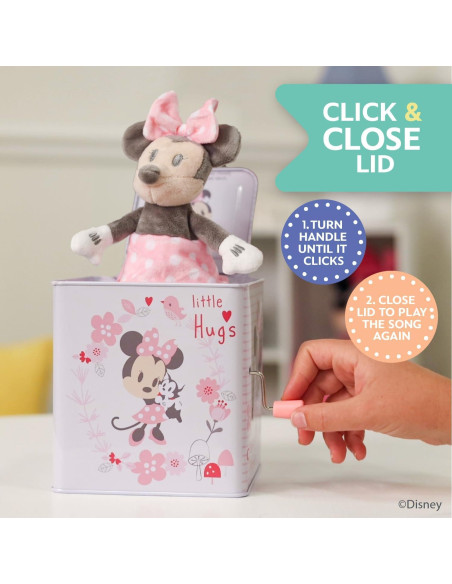Jack-in-the-Box Disney Baby Minnie Mouse - Juguete Musical Rosa
