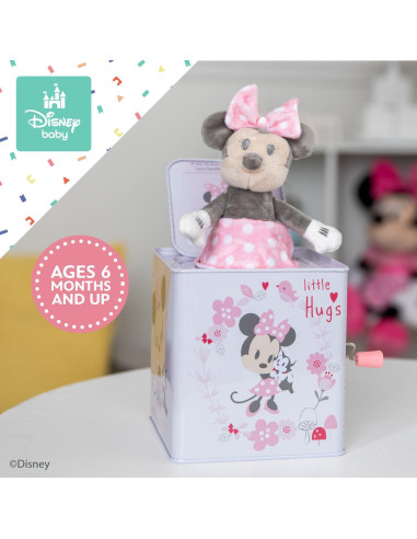 Jack-in-the-Box Disney Baby Minnie Mouse - Juguete Musical Rosa