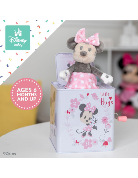 Jack-in-the-Box Disney Baby Minnie Mouse - Juguete Musical Rosa