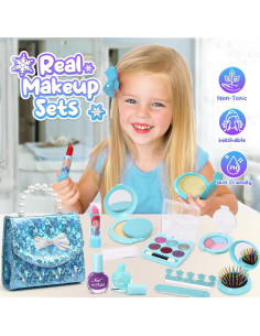 Kit de Maquillaje y Disfraz Golray para Niñas 3-8 Años 2