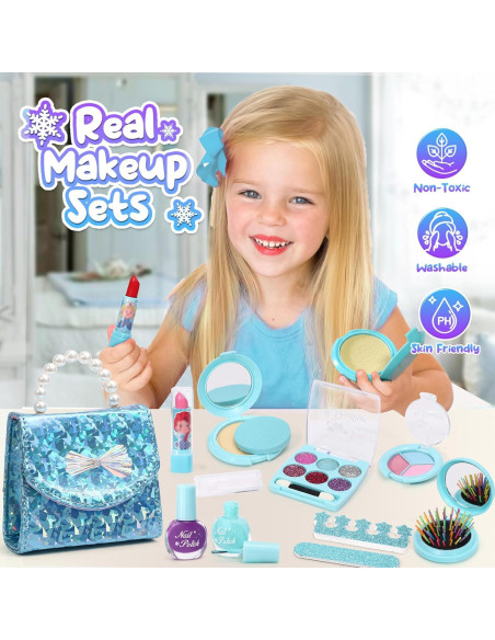 Kit de Maquillaje y Disfraz Golray para Niñas 3-8 Años