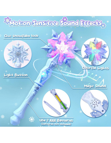 Kit de Maquillaje y Disfraz Golray para Niñas 3-8 Años