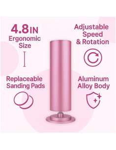 Removedor de Callos Eléctrico VISOFO con 60 Discos de Lija 2