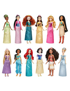 Colección Real de Princesas Disney - 12 Muñecas de Moda