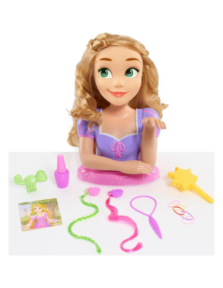 Cabeza de Estilo Deluxe Rapunzel Just Play 13 Piezas 3+