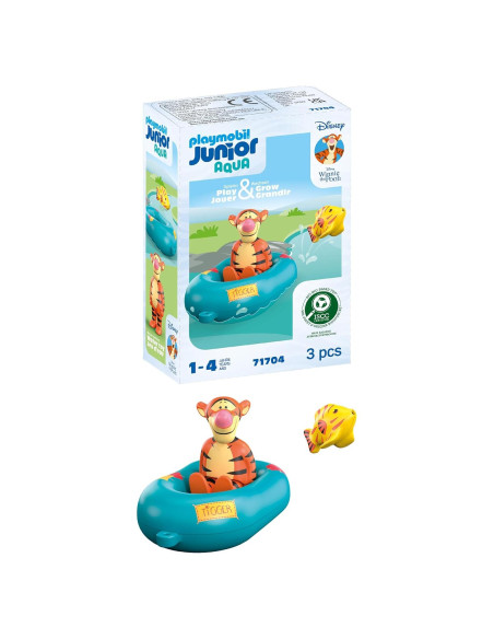 Set de Juego PLAYMOBIL JUNIOR Tigger Bote Inflable
