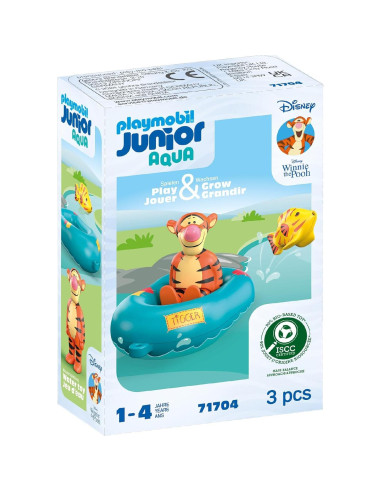 Set de Juego PLAYMOBIL JUNIOR Tigger Bote Inflable