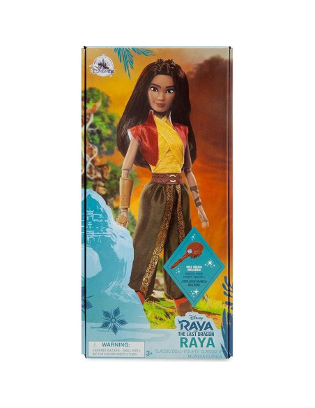 Muñeca Clásica Raya Disney 28 cm con Cepillo y Atuendo