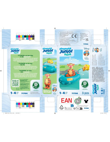 Set de Juego PLAYMOBIL JUNIOR Tigger Bote Inflable