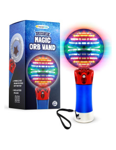 Varita Mágica LED Giratoria Happy Wholesale 19 cm - Juguete Sensorial