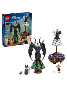 LEGO Vestidos de Malefica y Cruella de Vil 43262 - Juguete de Construcción para Niños 9+