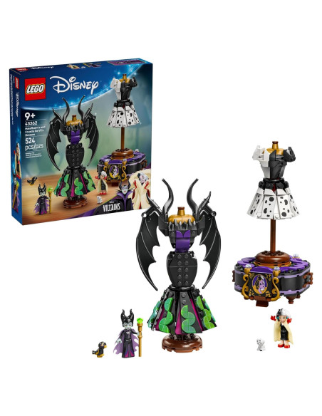 LEGO Vestidos de Malefica y Cruella de Vil 43262 - Juguete de Construcción para Niños 9+