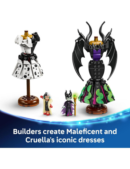 LEGO Vestidos de Malefica y Cruella de Vil 43262 - Juguete de Construcción para Niños 9+