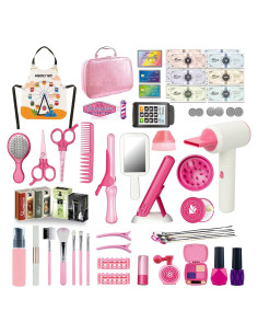 Set de Belleza RedCrab para Niñas - Kit de Maquillaje y Peluquería