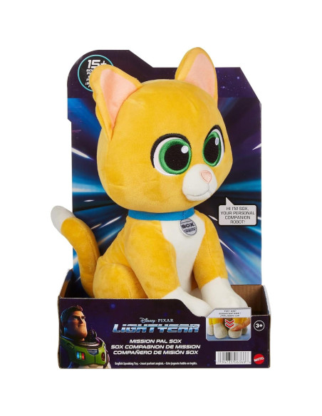Juguete de Peluche Hablante Sox Mattel 30.5 cm Lightyear