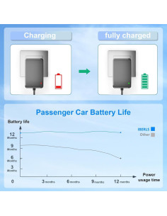 Cargador 24V IBERLS para coches eléctricos niños SUV 2