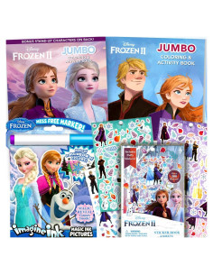 Set de Colorear Disney Frozen 2 - 2 Libros + Pegatinas