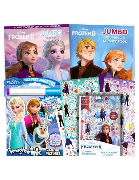 Set de Colorear Disney Frozen 2 - 2 Libros + Pegatinas
