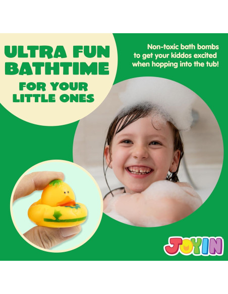 30 Mini Patitos de Goma JOYIN para Juguetes de Baño