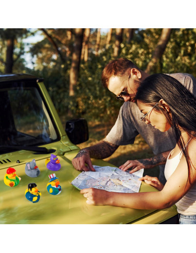 30 Mini Patitos de Goma JOYIN para Juguetes de Baño