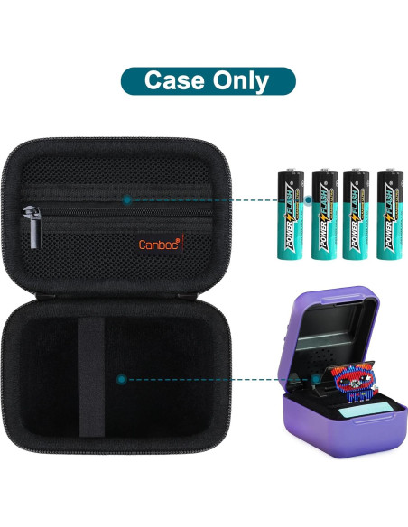 Funda rígida Canboc para Bitzee Disney - Almacenamiento Negro