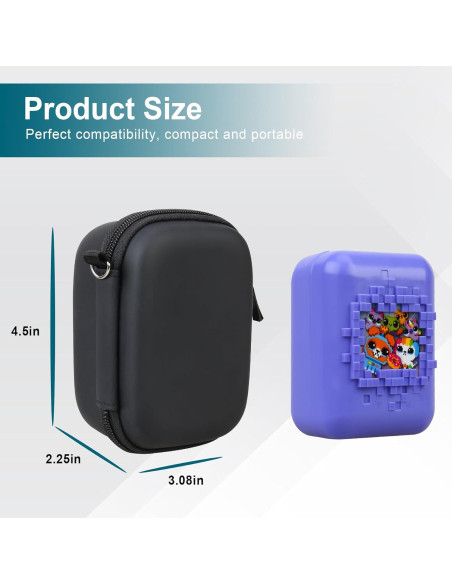 Funda rígida Canboc para Bitzee Disney - Almacenamiento Negro