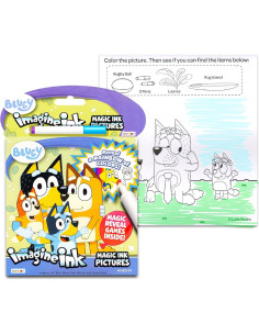 Conjunto de 12 Libros para Colorear Bluey Imagine Ink 2