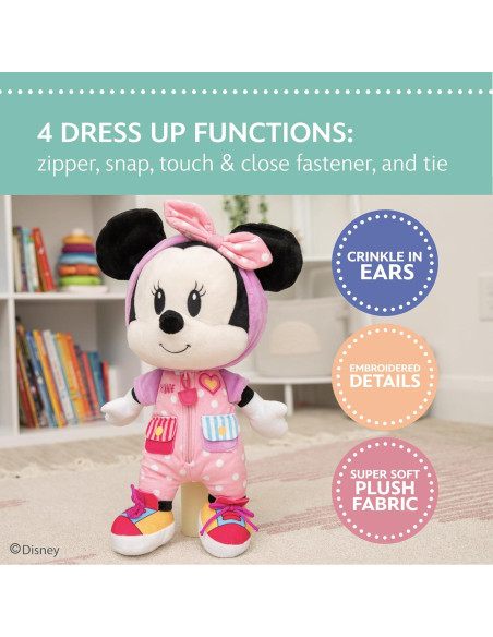 Muñeca de Peluche Disney Baby Minnie Mouse para Vestir