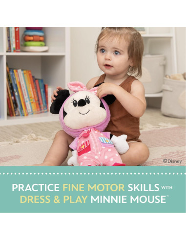 Muñeca de Peluche Disney Baby Minnie Mouse para Vestir